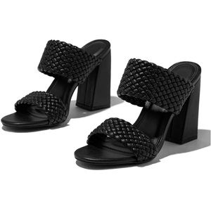 New Amazon THE DROP braided sandals size 5 heels